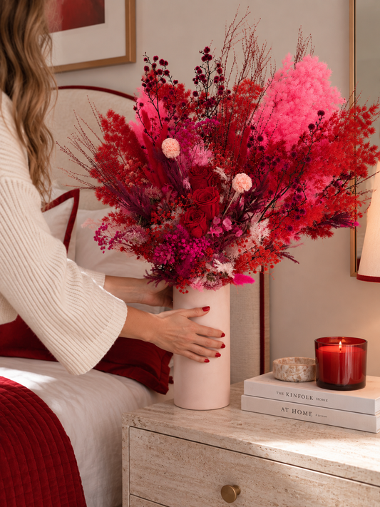 Love in Full Bloom | Pink & Red