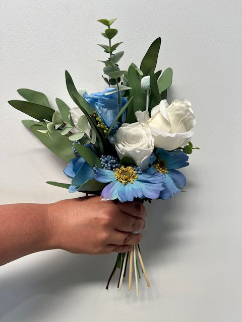 Bridal Blue Wedding Bouquet