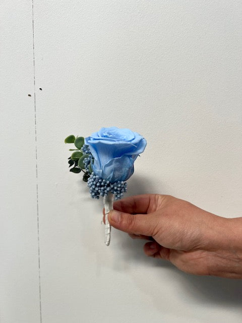 Blue Boutonnieres