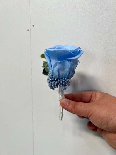 Blue Boutonnieres