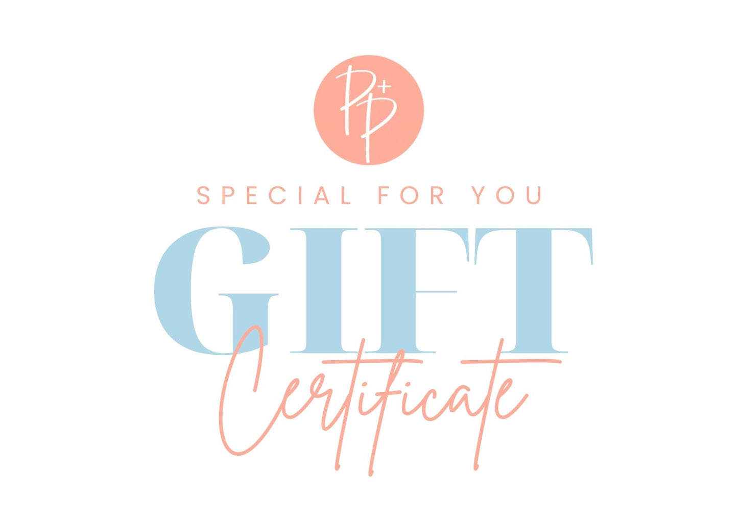 Peach and Petals Gift Card