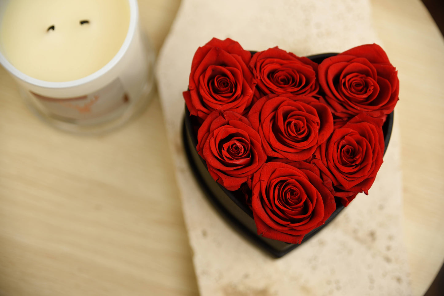 Small Heart Shape Everlasting roses