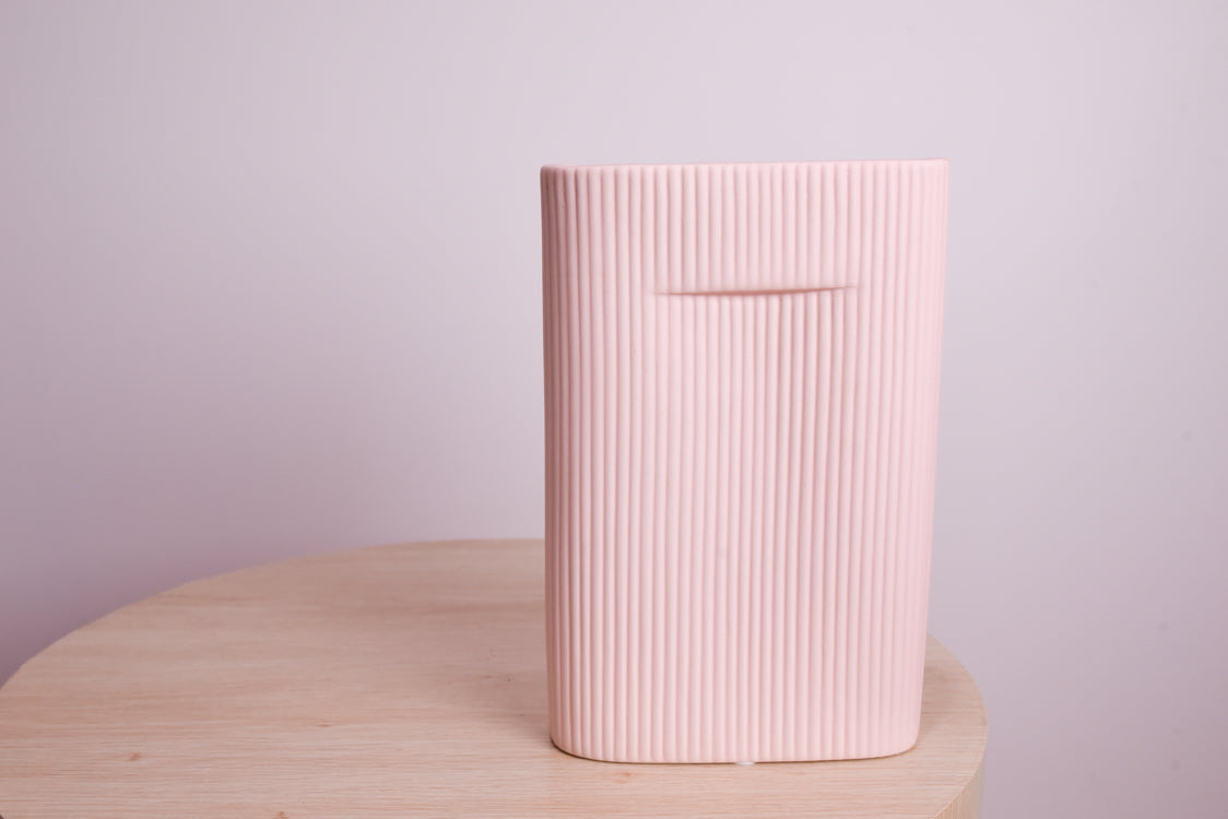 Ribbed Vase