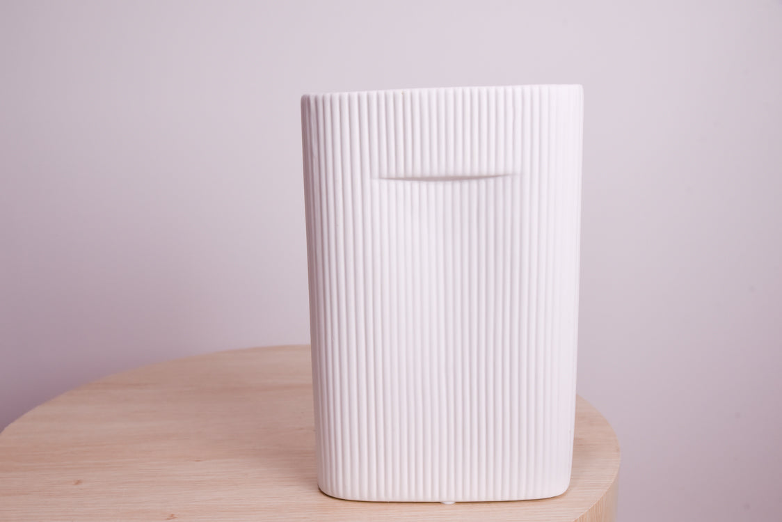 Ribbed Vase