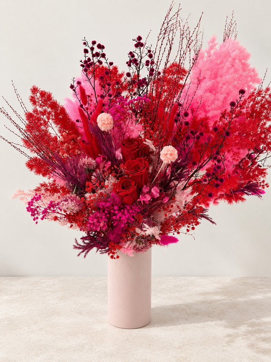 Love in Full Bloom | Pink & Red