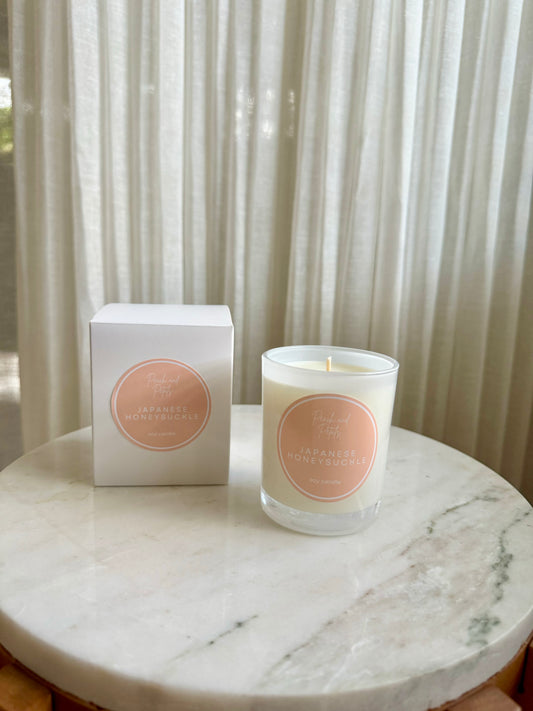 Peach and Petals Candle